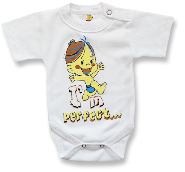 Baba body, rövid ujjú - Perfect Méret: 56 (0-2hó)