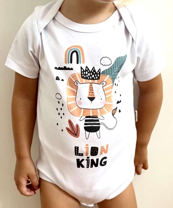 Baba body, rövid ujjú- Oroszlánkirály Méret: 68 (4-6hó)