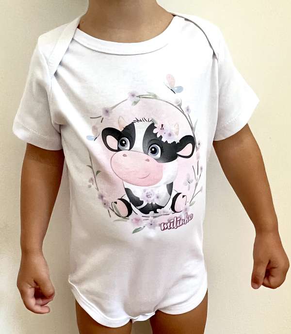 Baba body, rövid ujjú- Cuki bocika Méret: 80 (9-12hó)