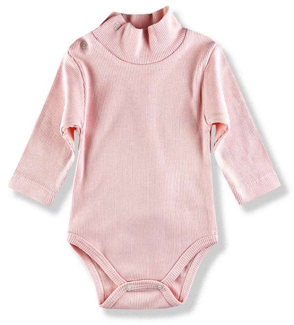 Baba body garbó- Klasszikus, púderszín Méret: 56 (0-2hó)