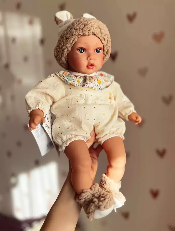 Kézműves spanyol baba - Luca, 40cm