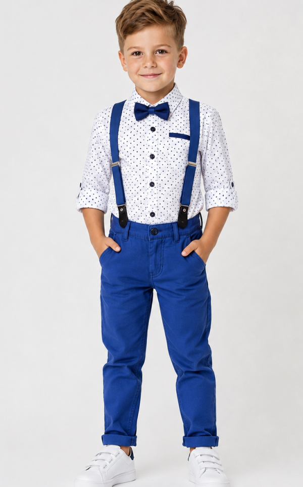 4részes elegáns fiús gyerekruha szett- Divat Méret: 2 éves