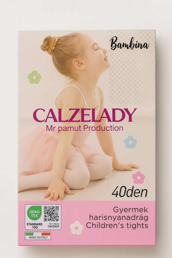 Gyerek harisnya 40 DEN – fehér Méret: 4-6 év