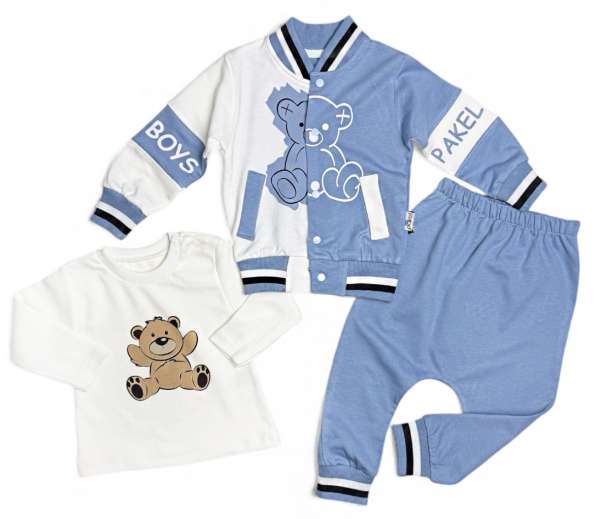 3részes babaruha szett- Boys1 Méret: 86 (12-18hó)
