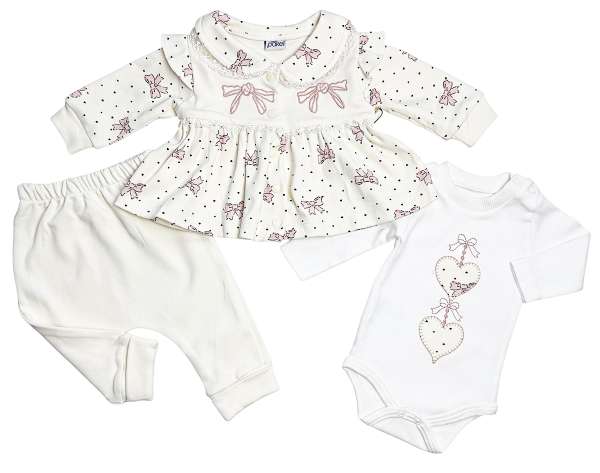 3 részes baba szett – Masnik Méret: 74-80