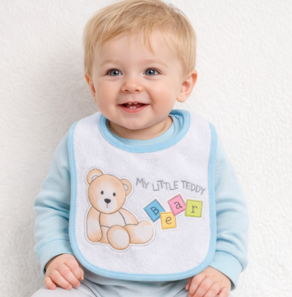 Baba előke- Maci, 1db