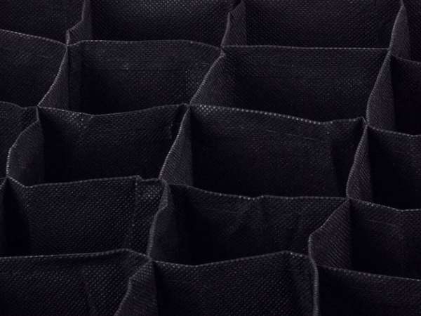 12 rekeszes fiók rendszerező (fekete-rózsaszínű)