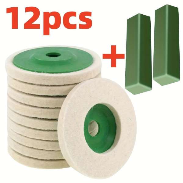 10 db 100 mm-es filc polírozópárna sarokcsiszolókhoz