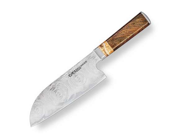 Dellinger Manmosu Professional Santoku Damascus 18 cm