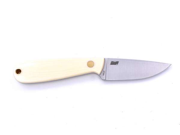 Brisa Necker 70 Flat / Ivory Micarta / Leather