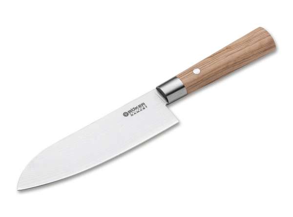 Böker Damascus Olive Santoku konyhakés 17,2 cm