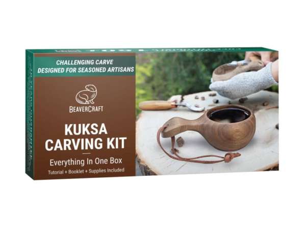 BeaverCraft DIY07 Kuksa faragó készlet