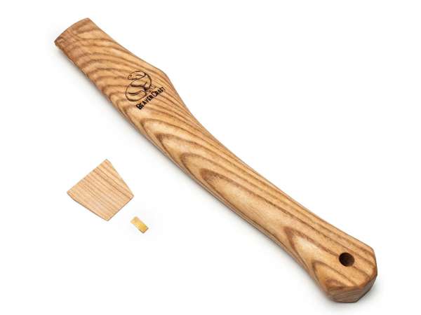 BeaverCraft AX6 nyél – 29,5 cm kőrisfa
