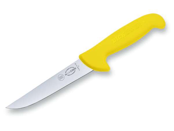 F. Dick ErgoGrip szúrókés 15 cm – egyenes, sárga