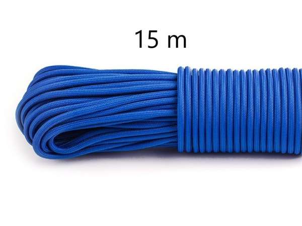 Paracord Type III 550 Blue - 15 m csomag