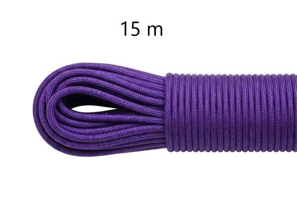 Paracord Type III 550 Purple - 15 m csomag