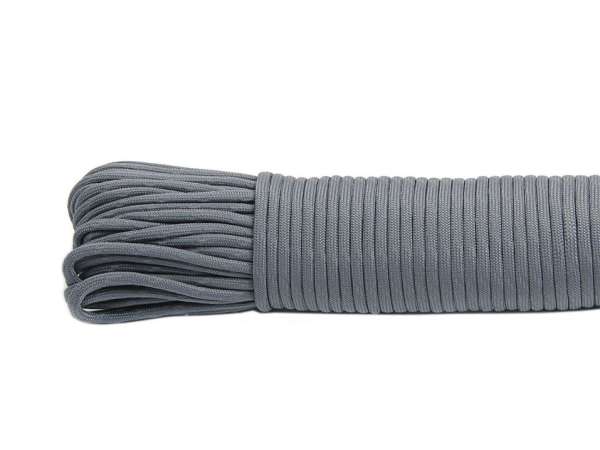 Paracord Type III 550 Dark Grey - méteres kiszerelés