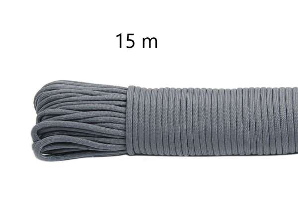 Paracord Type III 550 Dark Grey - 15 m csomag
