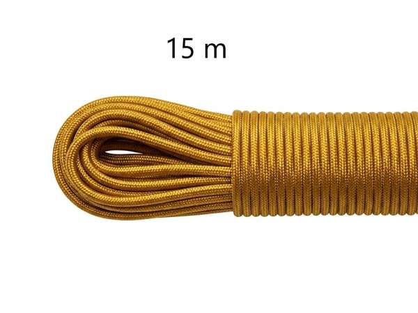 Paracord Type III 550 Golden Rod - 15 m csomag