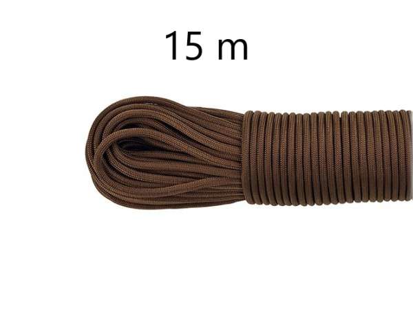 Paracord Type III 550 Chocolate - 15 m csomag