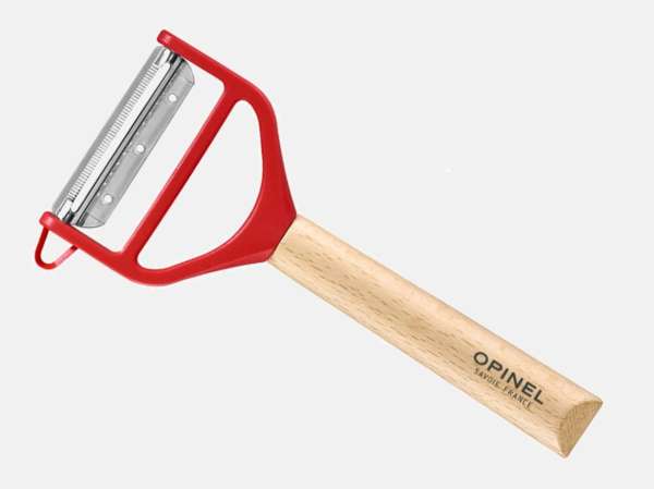 Opinel T-Duo fa nyelű burgonyahámozó - piros