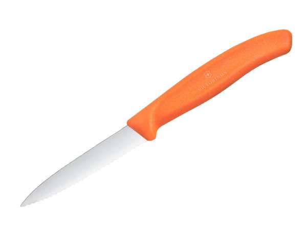 Victorinox Swiss Classic zöldségkés 8 cm - fogazott, narancssárga 6.7639.C1