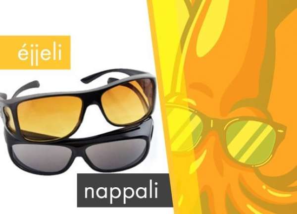 2 db Hd Vision Wrap Arounds szemüveg - Az Éjjeli és Nappali tökéletes látásért!