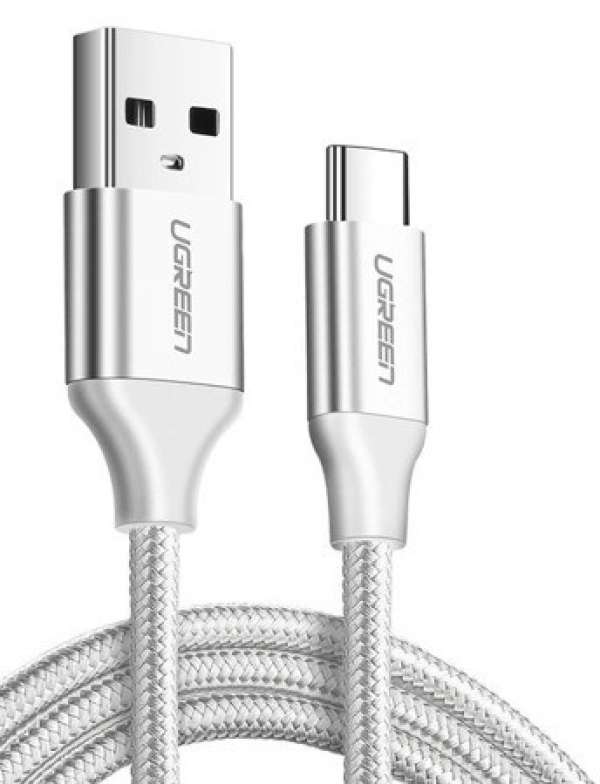 UGREEN USB?USB-C kábel, QC3.0, 1 m (fehér)