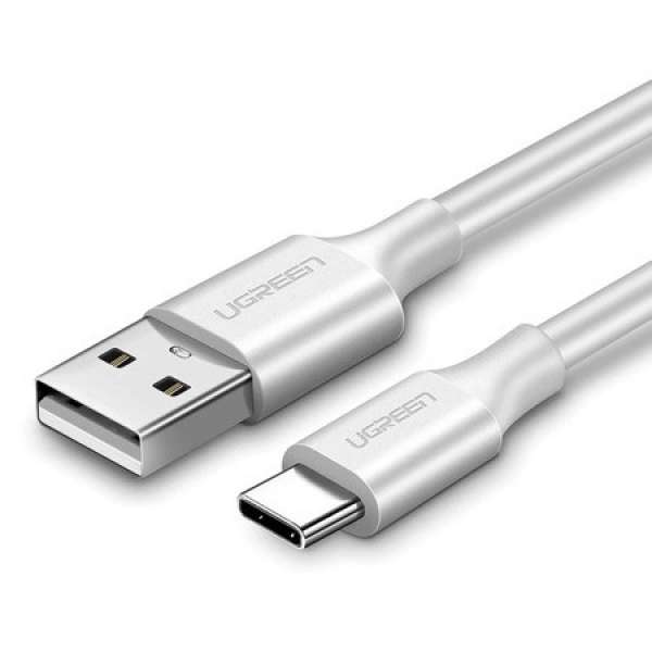 USB?USB-C kábel QC3.0 UGREEN 0,25 m (fehér)