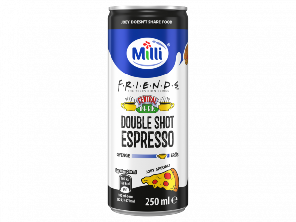 Milli kávés tejkészítmény double shot espresso ízesít. 250ml