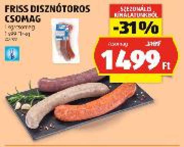 FRISS DISZNÓTOROS CSOMAG