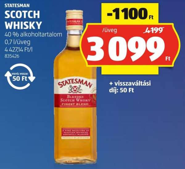 STATESMAN SCOTCH WHISKY