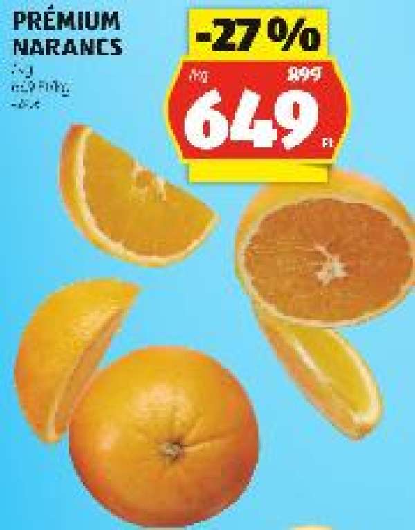 PRÉMIUM NARANCS