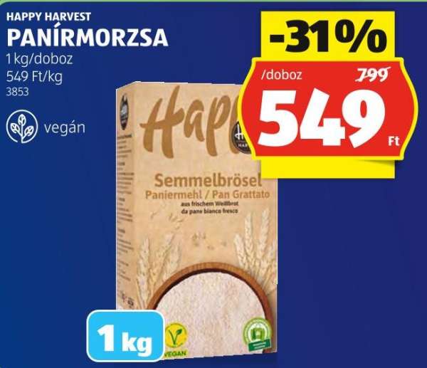 HAPPY HARVEST PANÍRMORZSA