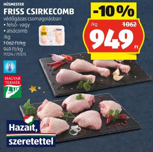 HÚSMESTER FRISS CSIRKECOMB