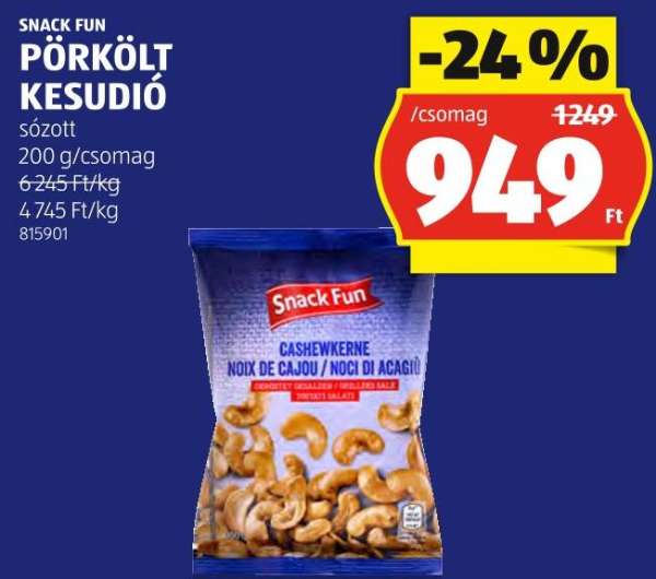 SNACK FUN PÖRKÖLT KESUDIÓ