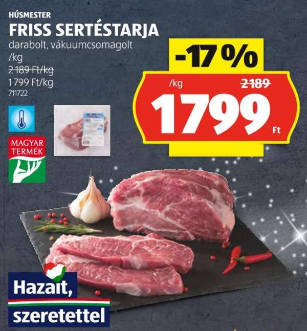 Húsmester FRISS SERTÉSTARJA