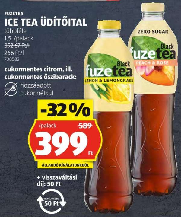 FUZETEA ICE TEA ÜDÍTŐITAL