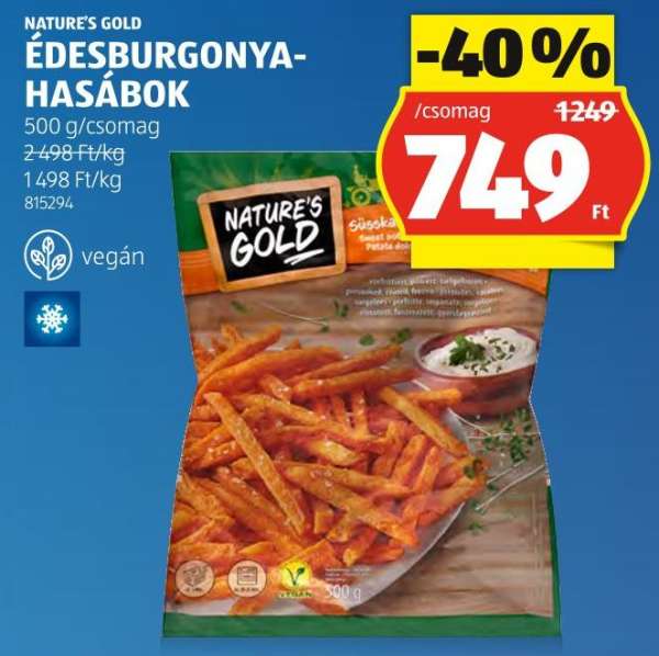 Natures Gold Édesburgonya-hasábok