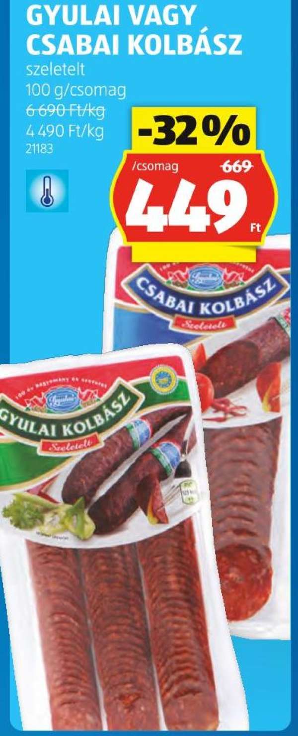 GYULAI VAGY CSABAI KOLBÁSZ