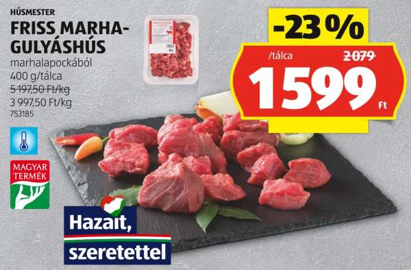 HÚSMESTER FRISS MARHAGULYÁSHÚS