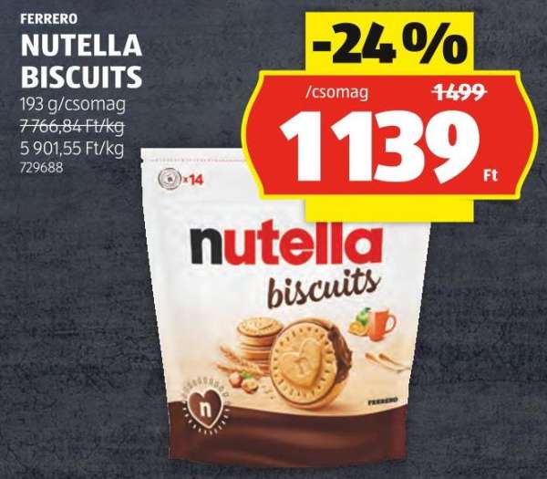 FERRERO NUTELLA BISCUITS