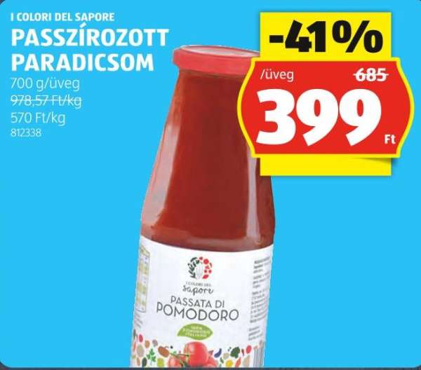 PASSZÍROZOTT PARADICSOM