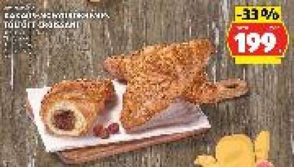 KAKAÓS-MOGYORÓKRÉMES TÖLTÖTT CROISSANT