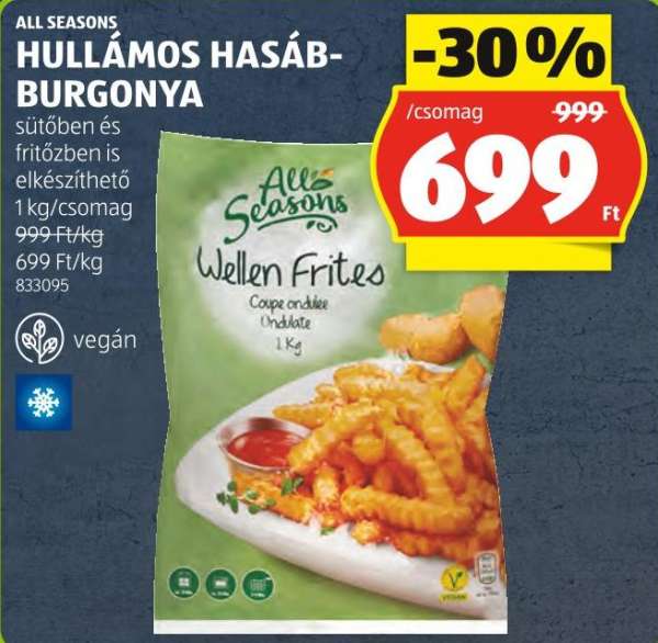 ALL SEASONS HULLÁMOS HASÁBBURGONYA