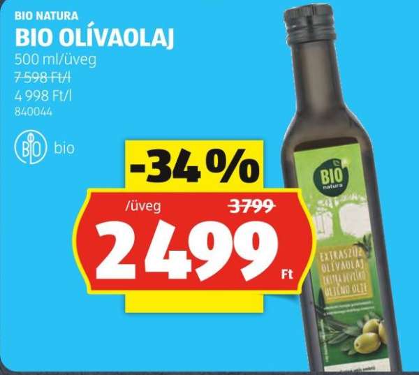 BIO NATURA BIO OLÍVAOLAJ