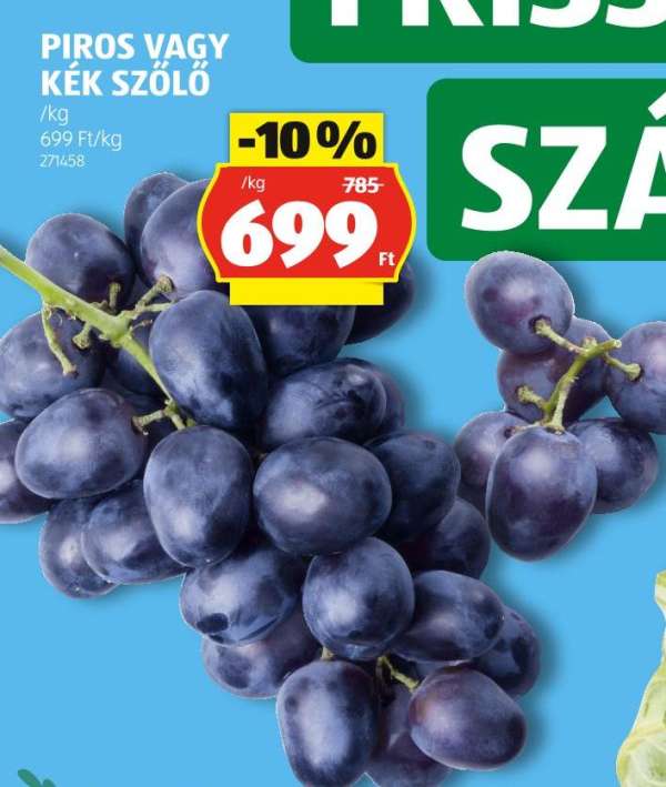 PIROS VAGY KÉK SZŐLŐ