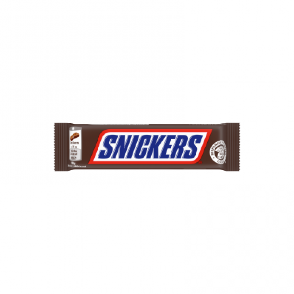 Snickers karamellás földimogyorós krémes szelet földimogyoró darabokkal tejcsokoládéba mártva 50 g