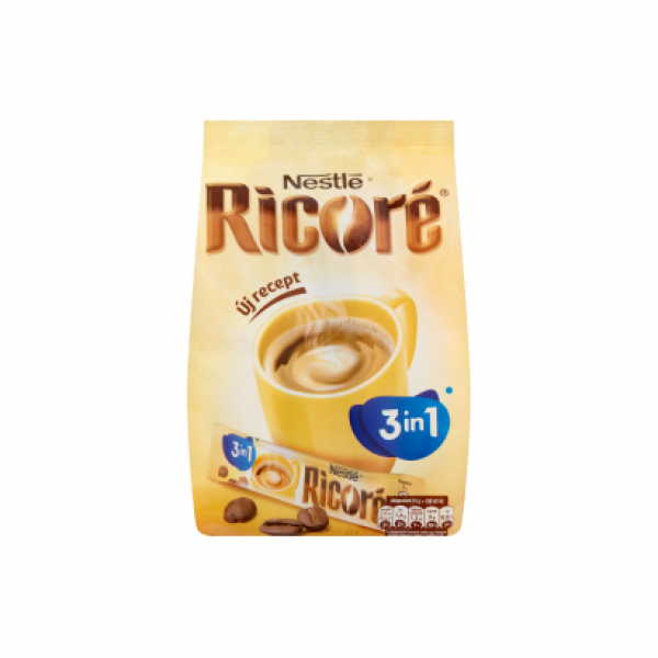 Nestlé Ricoré 3in1 instant kávékeverék cukorral és kávékrémesítővel 10 x 15 g (150 g)