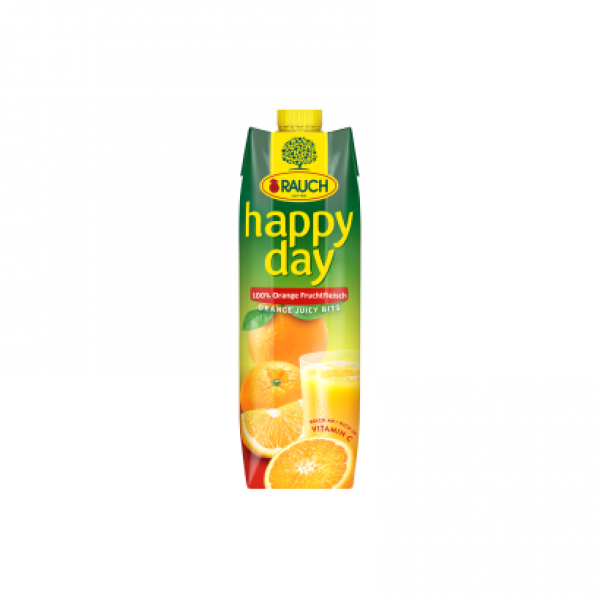 Rauch Happy Day 100% narancslé gyümölcshússal narancslésűrítményből 1 l
